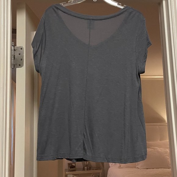 Dark Gray Short Sleeve Top (S) - Picture 2 of 2